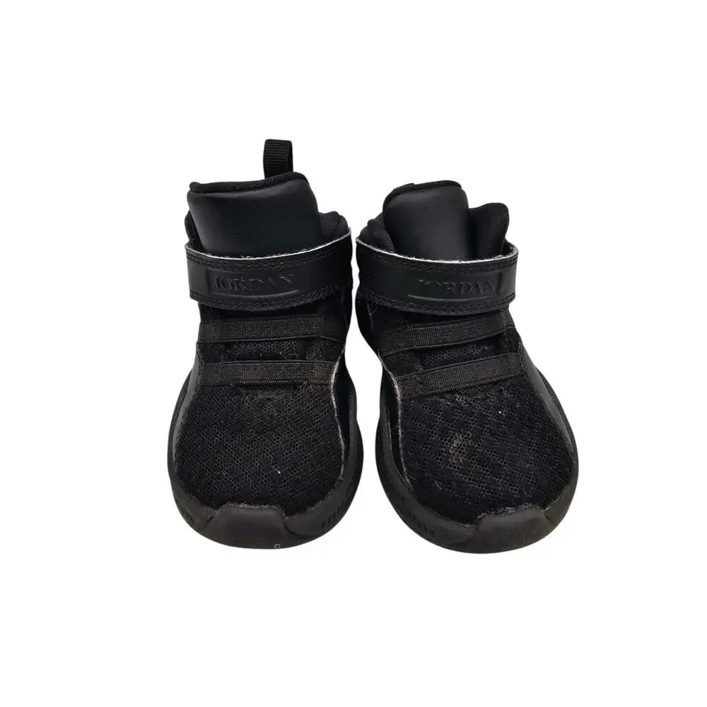 Jordan Formula 23 BT toddler baby shoes Sz 4C Solid Black